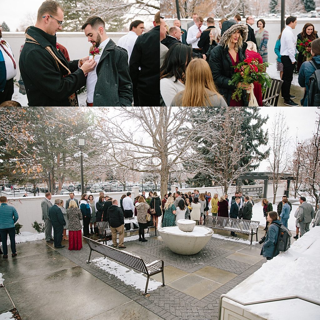 Kyle and Macee |The Arbor Reception| Idaho Falls Temple Winter Wedding
