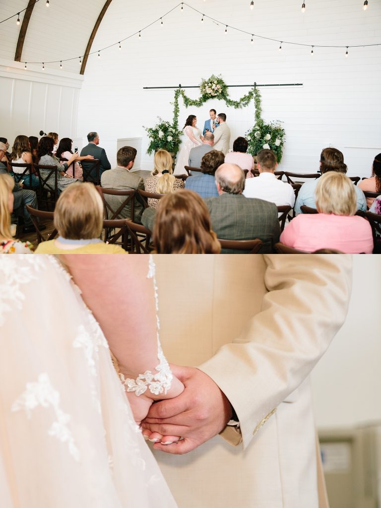 Wedding ceremony in Idaho Falls