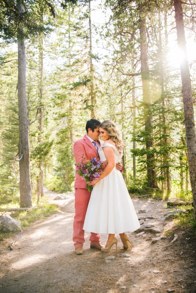 Jackson Hole wedding photographer captures couple eloping in Grand Teton National Park