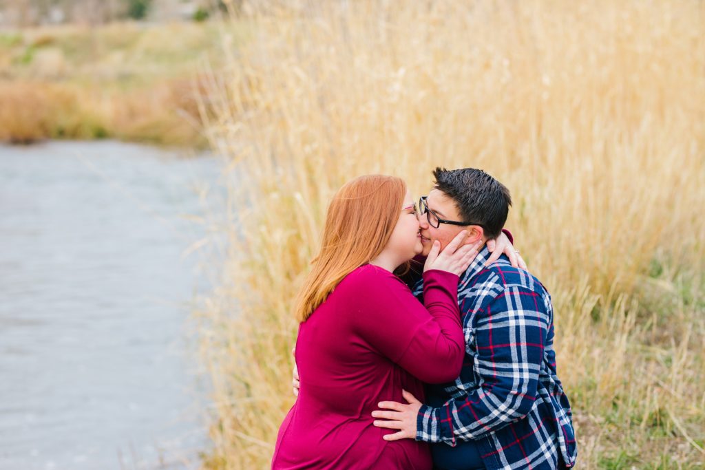 Jackson Hole photographers capture couple kissing after surprise proposal