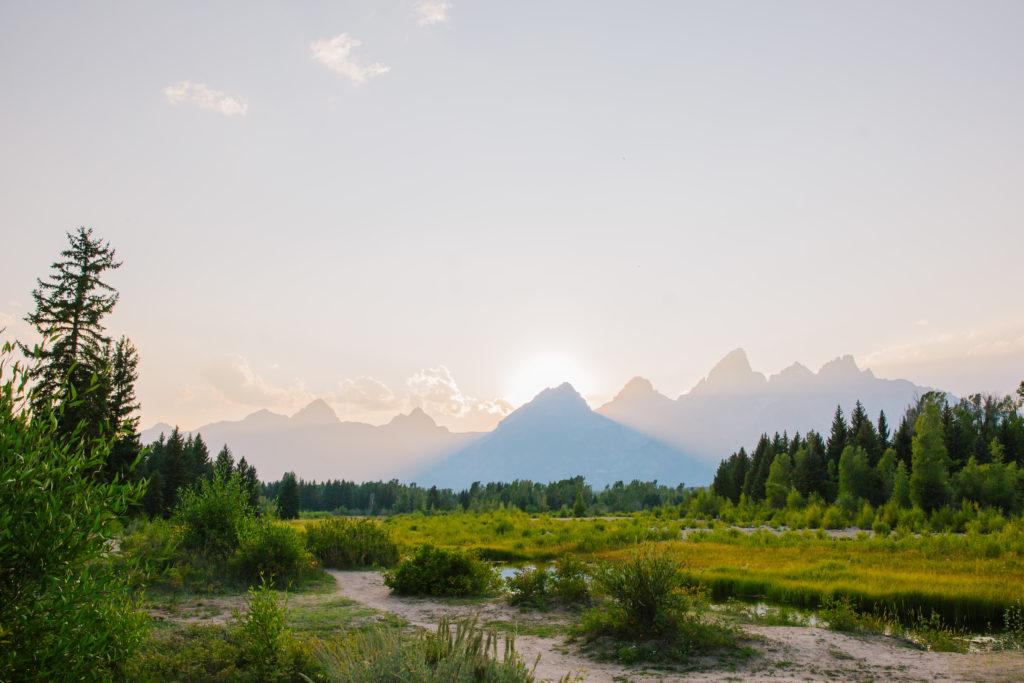 landscape photo of grand teton national park during outdoor engagements
